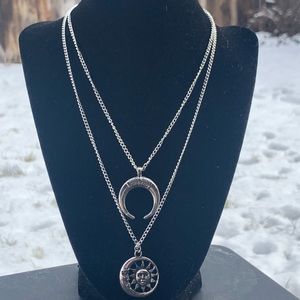 Sun & Moon Double Necklace⭐️